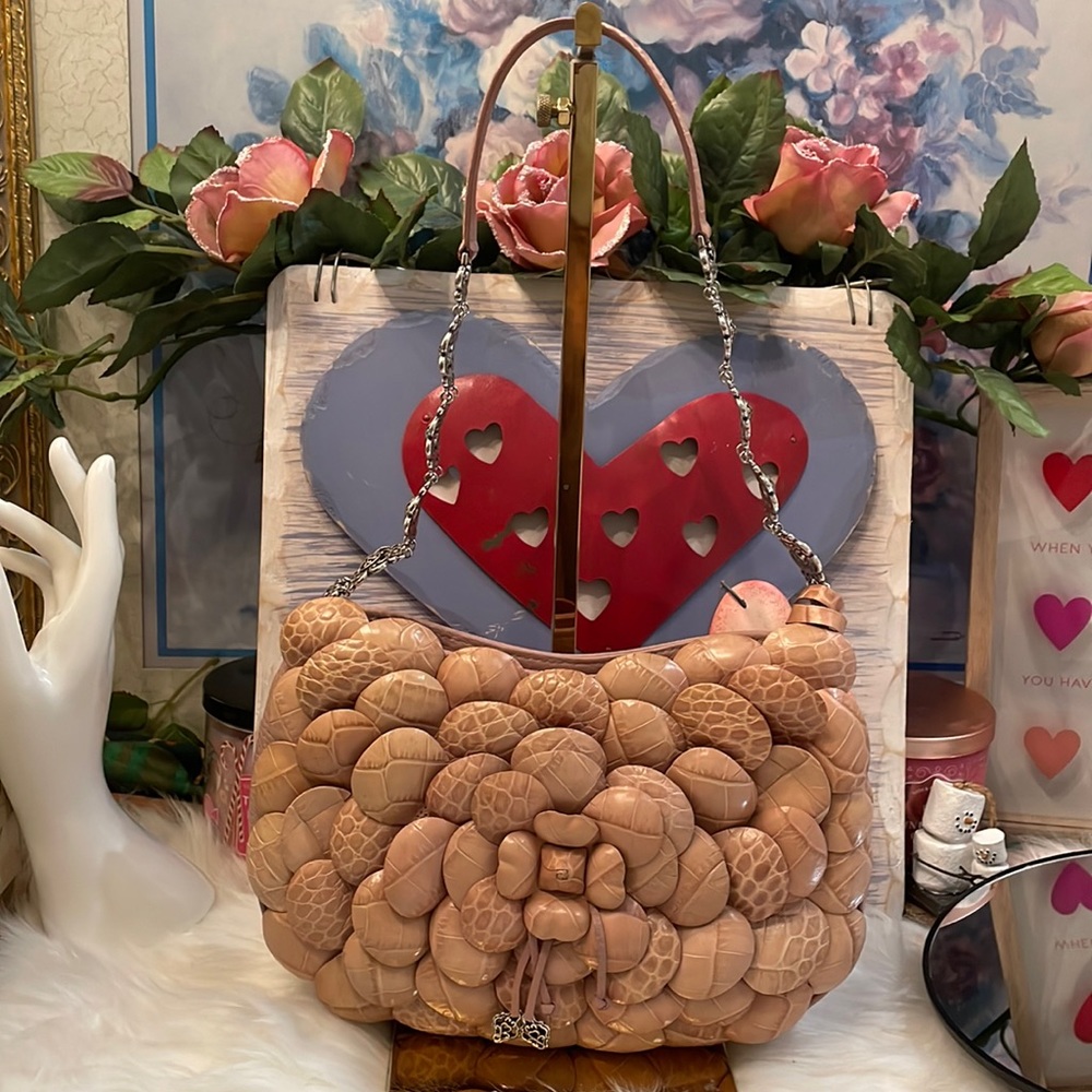 Brighton Shell Rare Like Leather Shoulder Bag